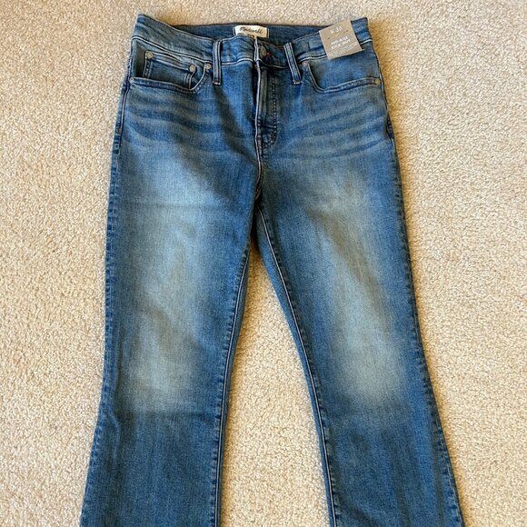 Madewell Kick Out Crop Jeans Oneida Wash - Picture 3 of 5
